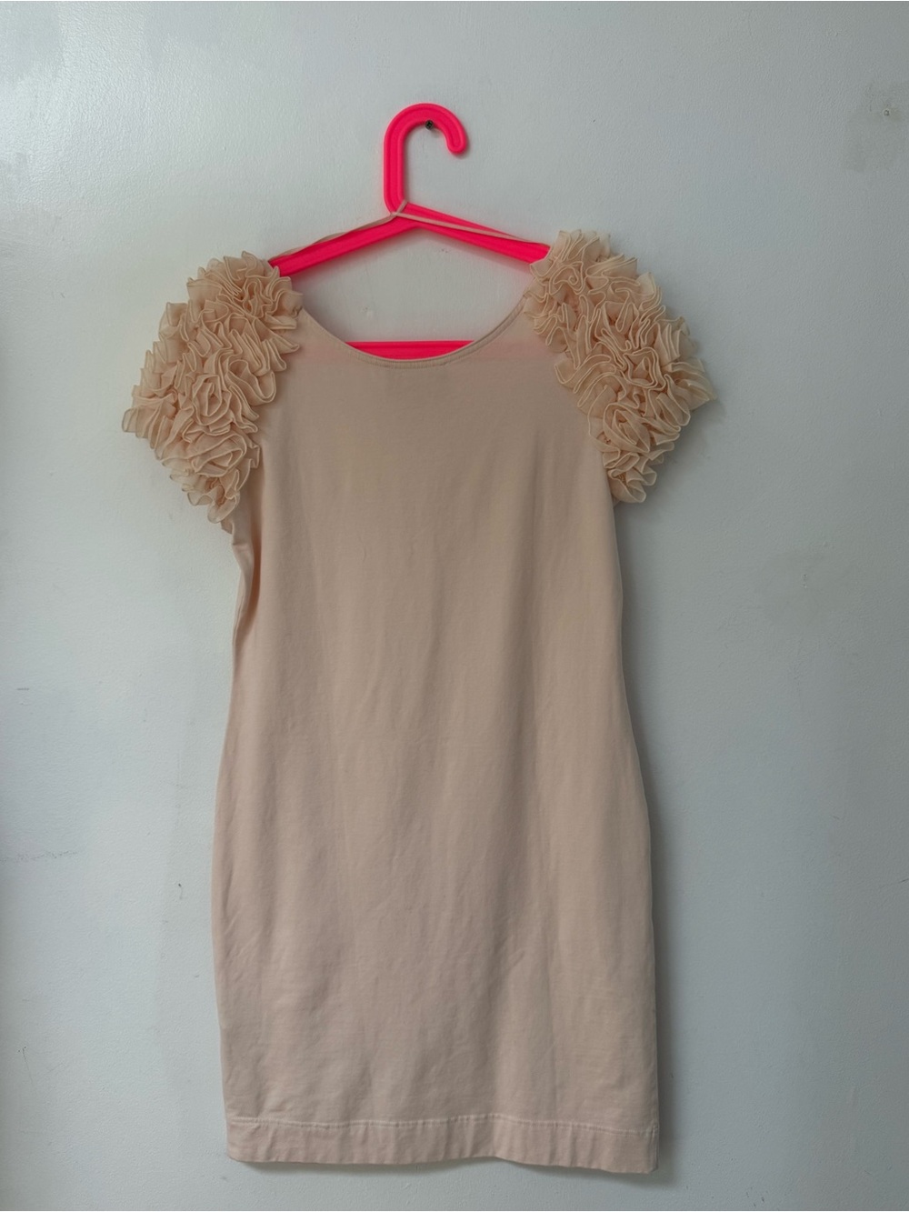H&M Garden Collection circa 2010 peach dress organic cotton size M - Picture 7 of 8